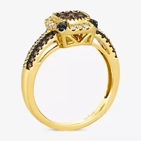 Le Vian® Ring featuring 3/8 CT. Chocolate Diamonds® 1/10 Nude Diamonds™ Blackberry Diamonds®set 14K Honey Gold™