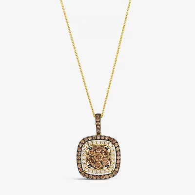 Le Vian® Pendant featuring 1 1/5 CT. Chocolate Diamonds® 1/4 Nude Diamonds™ set 14K Honey Gold™