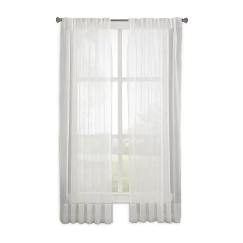 CHF Soho Pinch Pleat Sheer Single Curtain Panel