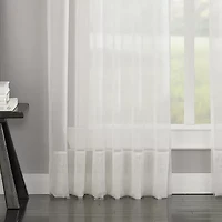 CHF Soho Pinch Pleat Sheer Single Curtain Panel