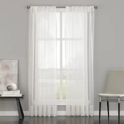 CHF Soho Pinch Pleat Sheer Single Curtain Panel