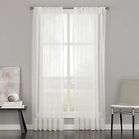 CHF Soho Pinch Pleat Sheer Single Curtain Panel