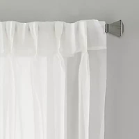 CHF Soho Pinch Pleat Sheer Single Curtain Panel