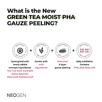Neogen Dermalogy Green Tea Moist Pha Gauze Peeling