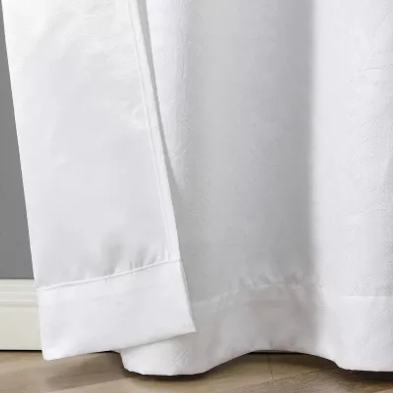 Regal Home Pascal Grommet Top Energy Saving Embossed Blackout Set of 2 Curtain Panel