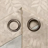 Regal Home Pascal Grommet Top Energy Saving Embossed Blackout Set of 2 Curtain Panel