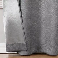 Regal Home Tobias Grommet Top Energy Saving Embossed Blackout Set of 2 Curtain Panel