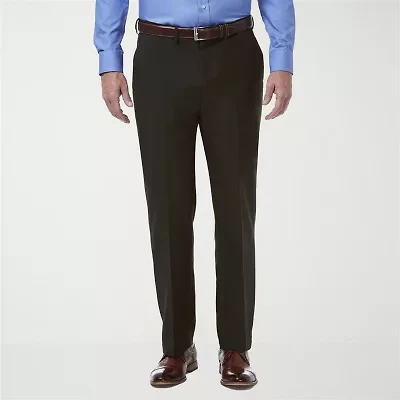 Haggar Premium Comfort Mens Classic Fit Dress Flat Front Pant