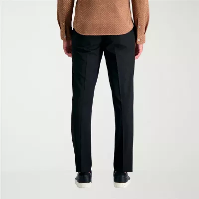 Haggar JMH Mens Slim Fit Dress Flat Front Pant
