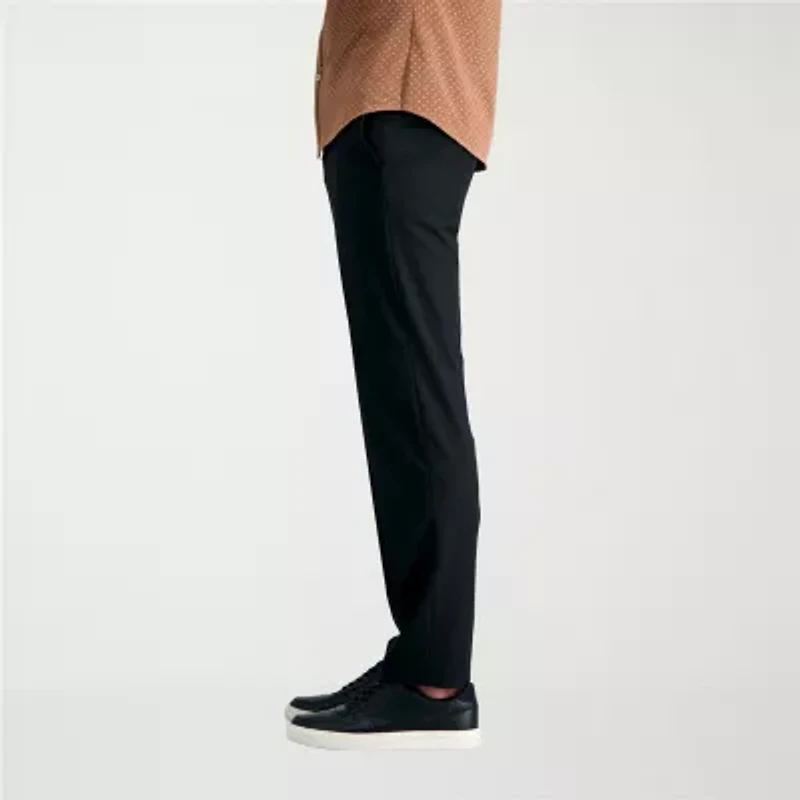 Haggar JMH Mens Slim Fit Dress Flat Front Pant