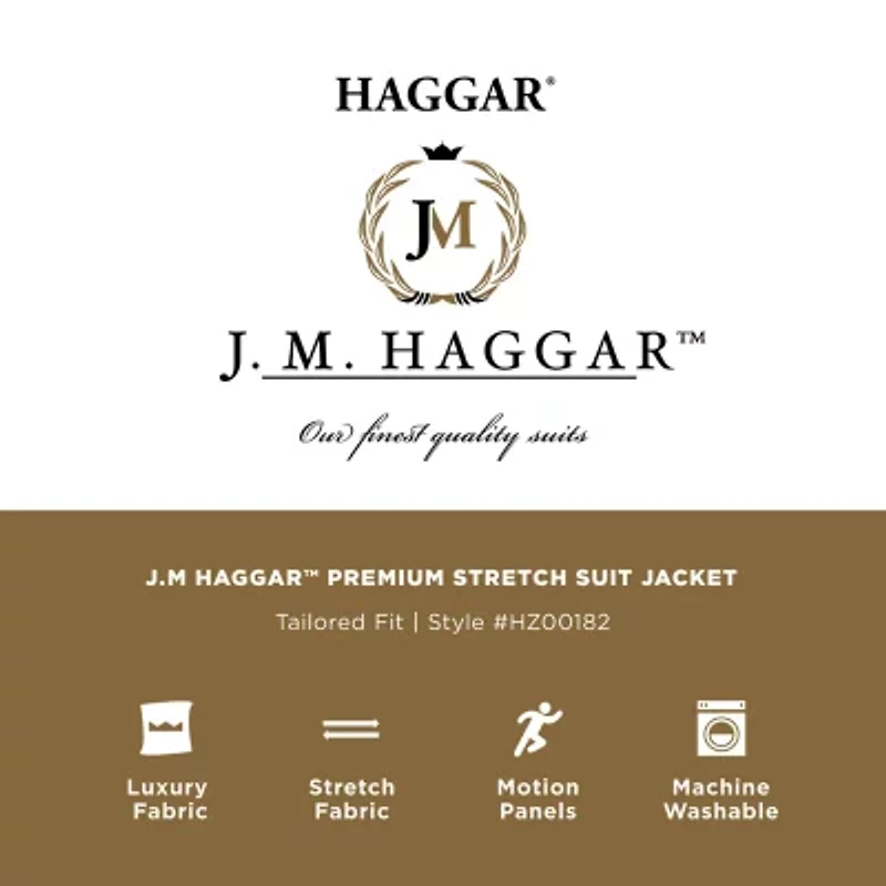 Haggar JMH Premium Mens Stretch Fabric Classic Fit Suit Jacket