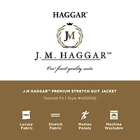 Haggar JMH Premium Mens Stretch Fabric Classic Fit Suit Jacket