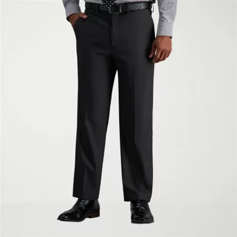 Haggar Premium Stretch Mens Classic Fit Flat Front Suit Pant