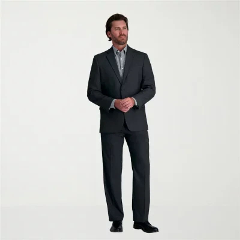 Haggar Premium Stretch Mens Classic Fit Flat Front Suit Pant