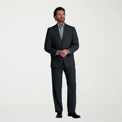 Haggar Premium Stretch Mens Classic Fit Flat Front Suit Pant