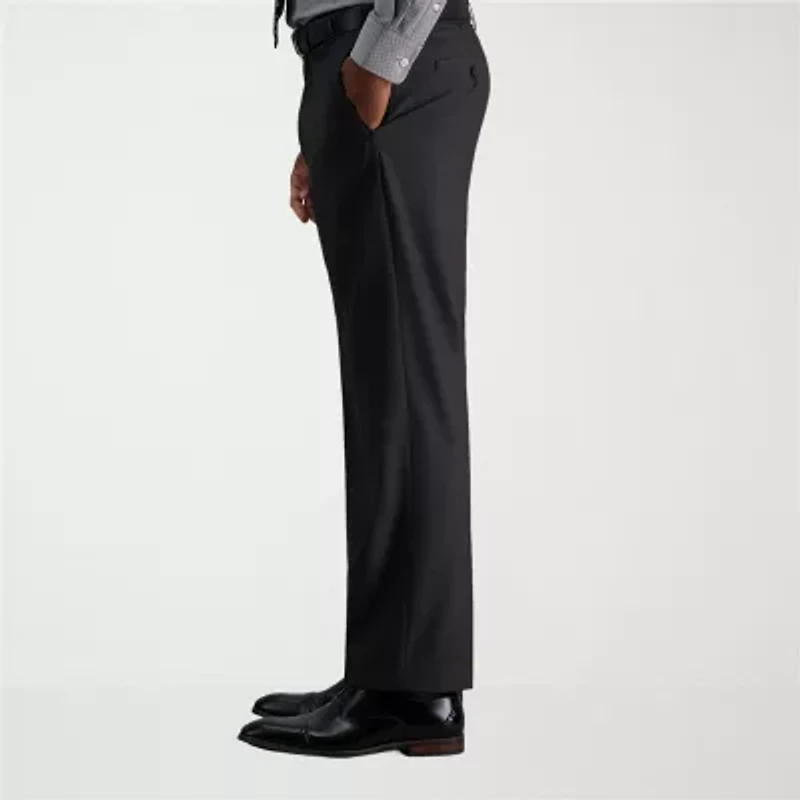 Haggar Premium Stretch Mens Classic Fit Flat Front Suit Pant