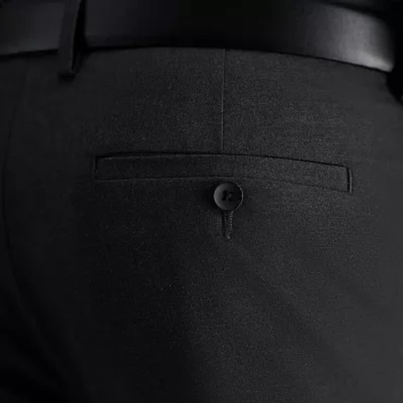 Haggar Premium Stretch Mens Classic Fit Flat Front Suit Pant