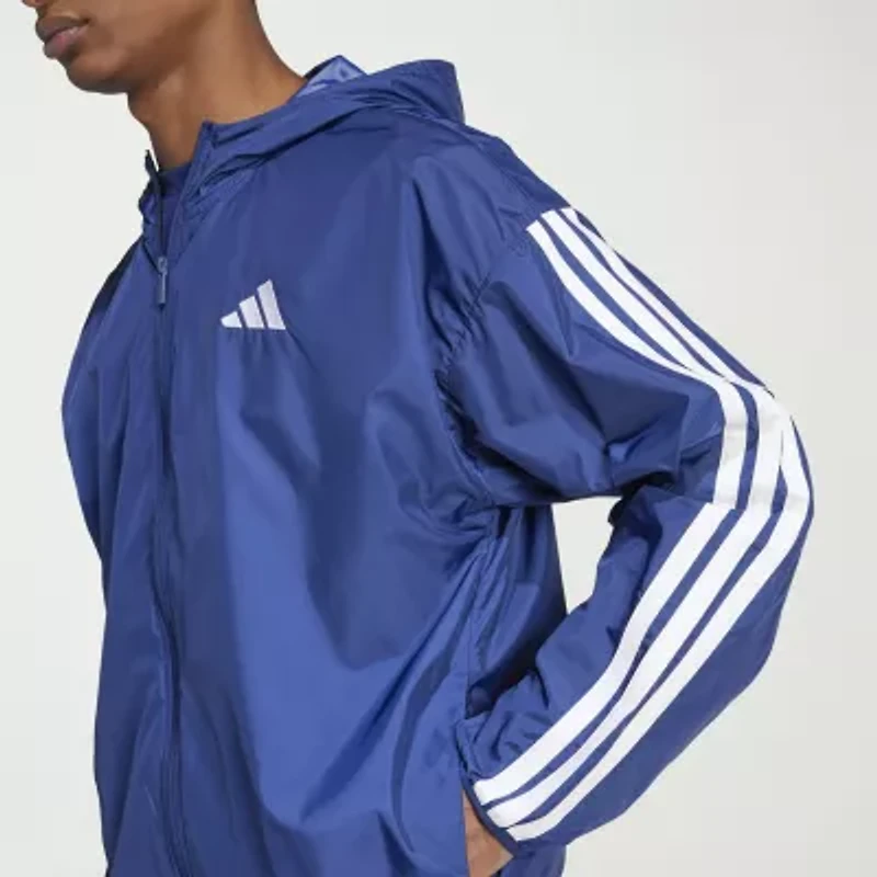 adidas 3 Stripe Mens Lightweight Windbreaker