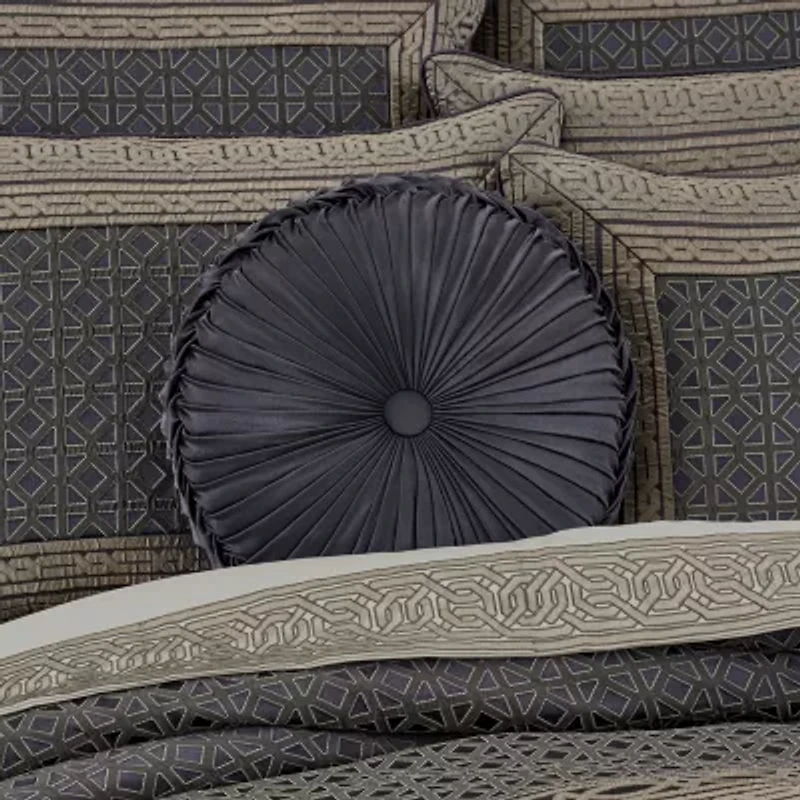 Queen Street Round Throw Pillow