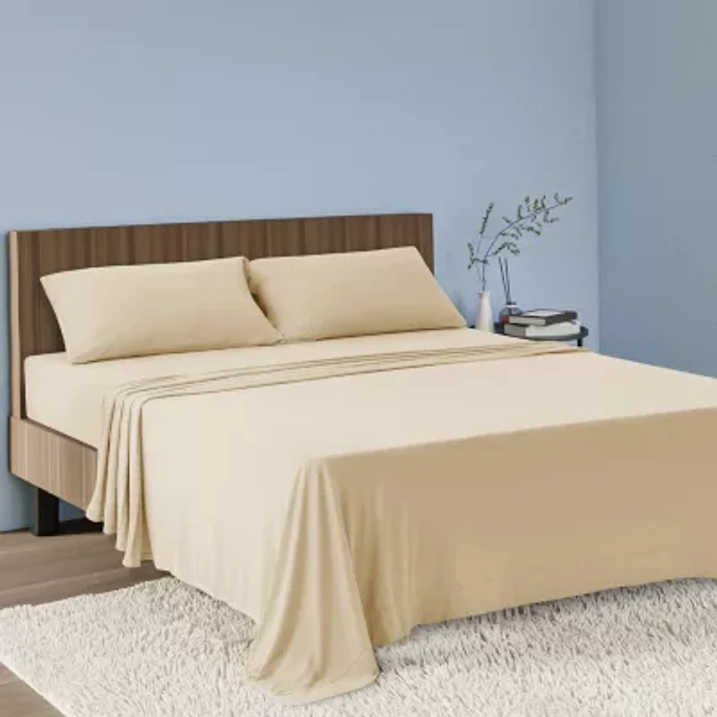 Awesome Home™ Jersey Wrinkle Resistant Deep Pocket Sheet Set