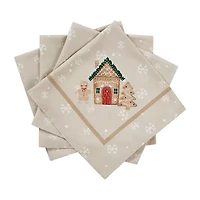 Avanti Gingerbread Village 4-pc Napkin