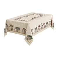 Avanti Gingerbread Village Holiday Tablecloth
