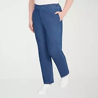 Alfred Dunner Sunset Canyon Womens Straight Pull-On Pant