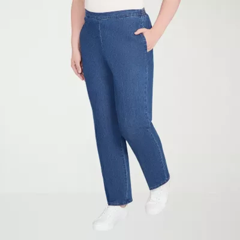 Alfred Dunner Sunset Canyon Womens Straight Pull-On Pant