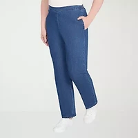 Alfred Dunner Sunset Canyon Womens Straight Pull-On Pant