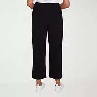 Alfred Dunner Lake Champlain Womens Wide Leg Ankle Pant