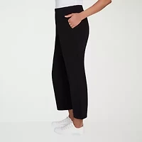 Alfred Dunner Lake Champlain Womens Wide Leg Ankle Pant