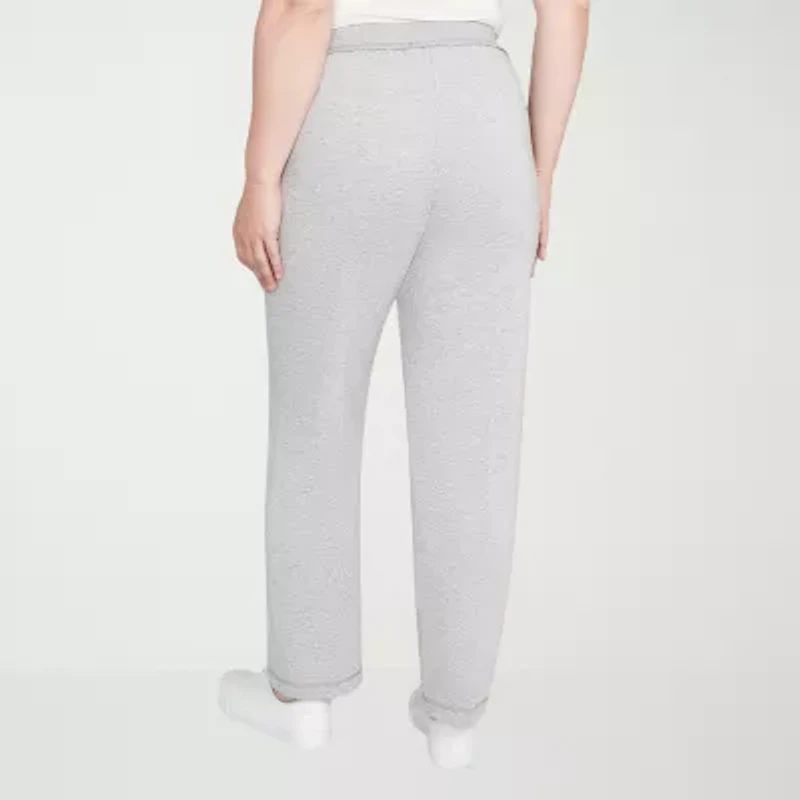 Alfred Dunner Casual Vibe Womens Straight Pull-On Pant