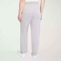 Alfred Dunner Casual Vibe Womens Straight Pull-On Pant