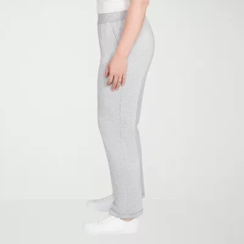 Alfred Dunner Casual Vibe Womens Straight Pull-On Pant