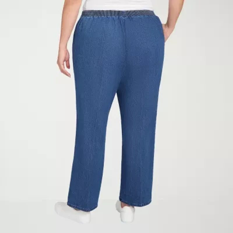 Alfred Dunner Sunset Canyon Womens Straight Leg Jean