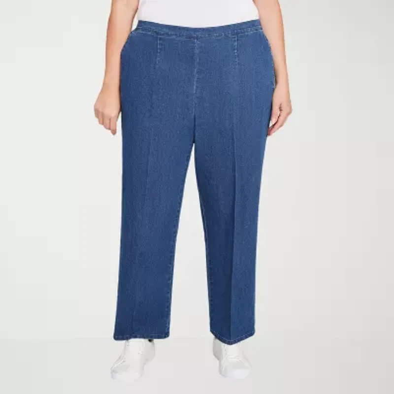 Alfred Dunner Sunset Canyon Womens Straight Leg Jean