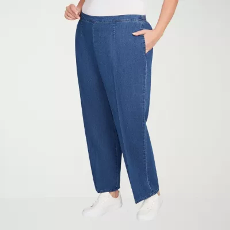 Alfred Dunner Sunset Canyon Womens Straight Leg Jean