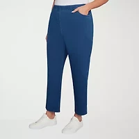 Alfred Dunner Sunset Canyon Womens Plus Straight Pull-On Pant