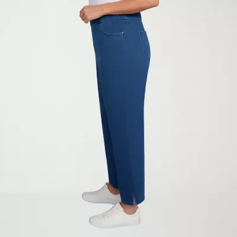 Alfred Dunner Sunset Canyon Womens Plus Straight Pull-On Pant