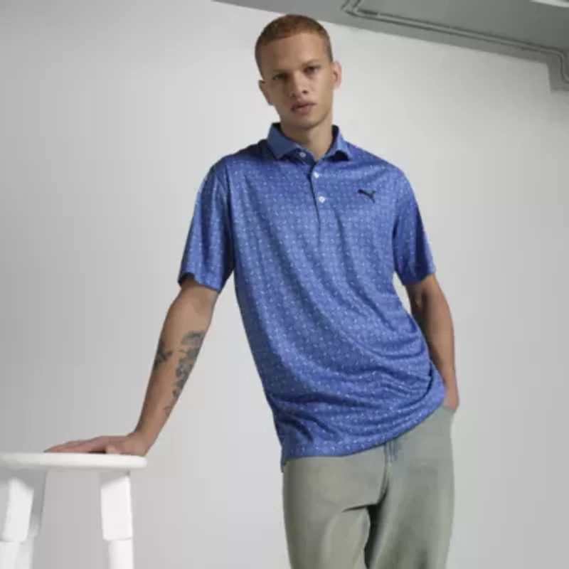 PUMA Mens Regular Fit Short Sleeve