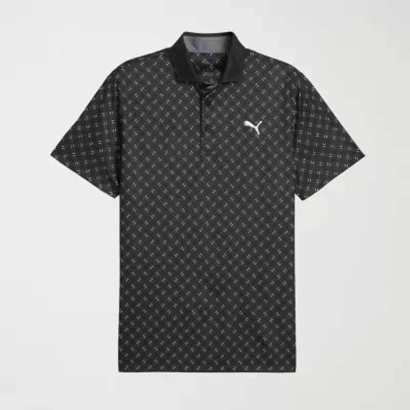 PUMA Mens Regular Fit Short Sleeve Polo Shirt