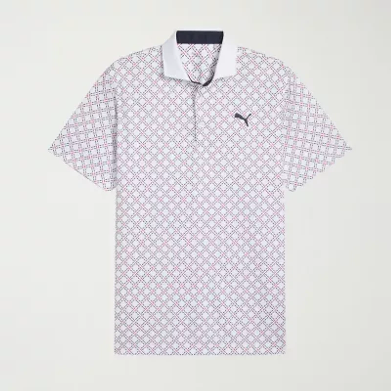 PUMA Mens Regular Fit Short Sleeve Polo Shirt