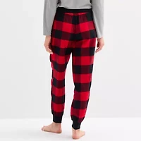 Sleep Chic Jogger Womens Flannel Pajama Pants