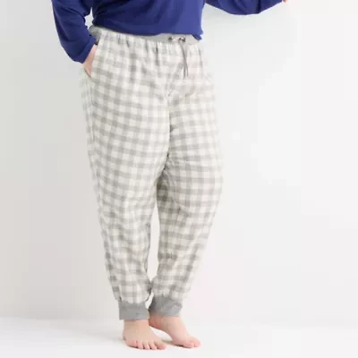 Sleep Chic Womens Flannel Plus Pajama Pants