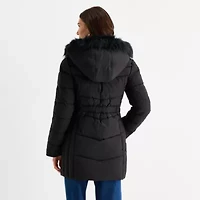 Maralyn And Me Womens Hooded Heavyweight Juniors Puffer Jacket
