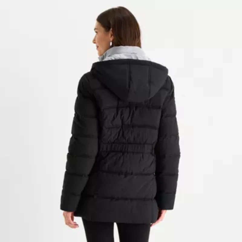 Maralyn And Me Womens Hooded Heavyweight Juniors Puffer Jacket