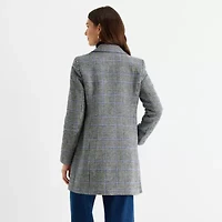 Maralyn And Me Womens Midweight Juniors Puffer Peacoat