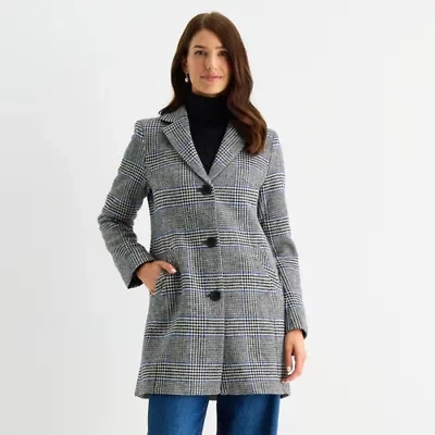 Maralyn And Me Womens Midweight Juniors Puffer Peacoat