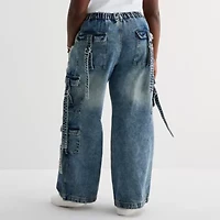 Forever 21 Juniors Womens Low Rise Loose Fit Jean