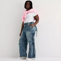 Forever 21 Juniors Womens Low Rise Loose Fit Jean